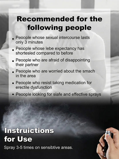 【Long-term fight essential】 Prinz delay spray