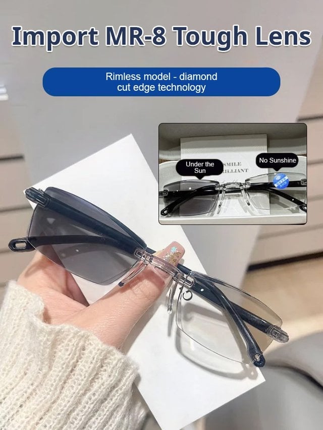 Color-Changing Anti-Blue Light Glasses for Presbyopia