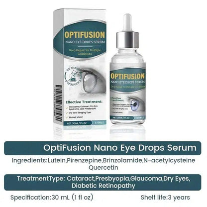 OptiFusion Nano Eye Drops Serum —Nano Technology Restores Clear Vision,  No Glasses, No Surgery