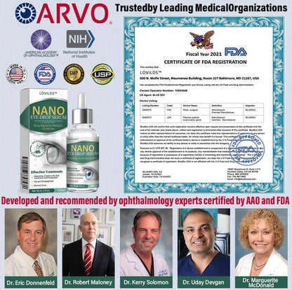 OptiFusion Nano Eye Drops Serum —Nano Technology Restores Clear Vision,  No Glasses, No Surgery