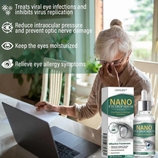 OptiFusion Nano Eye Drops Serum —Nano Technology Restores Clear Vision,  No Glasses, No Surgery